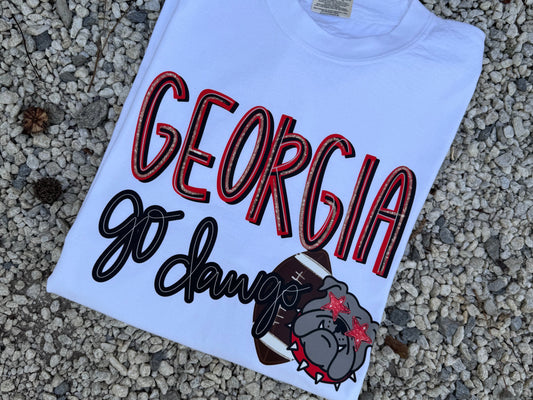Georgia go dawgs (dtf transfer)