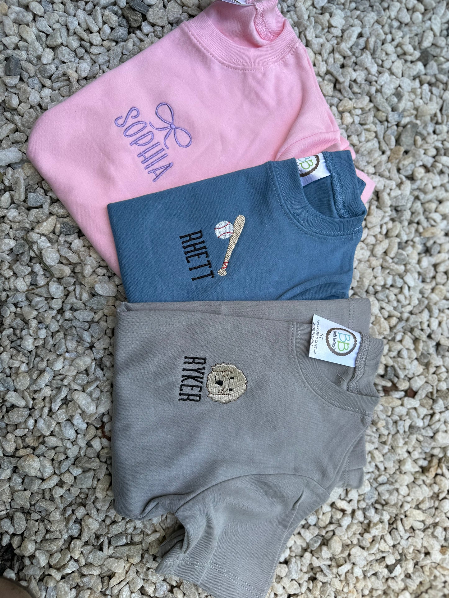 Toddler icon/name pocket tee