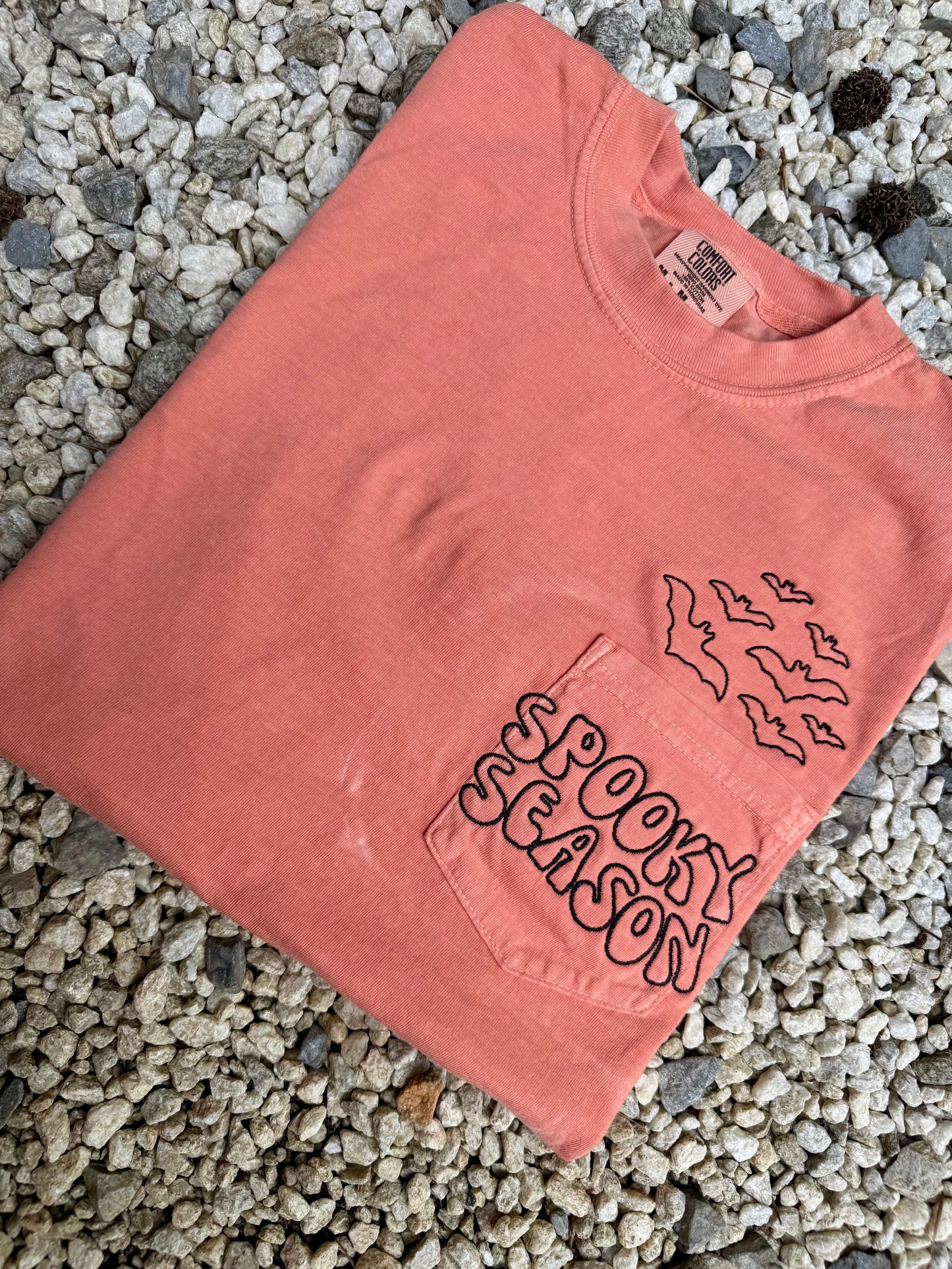 Spooky season pocket tee