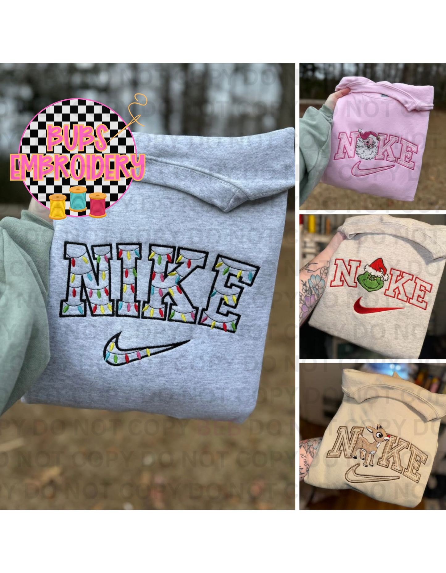 Boujee Christmas sweatshirts (choose your design)